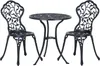 Outsunny Bistroset 3-tlg. Balkonmöbel Set Bistrotisch mit 2 Produktbild-Vorschau 1