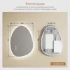 S'AFIELINA Miroir de salle de bain 60×45cm Miroir lumineux Voir les images du produit 10
