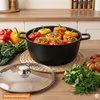 Kochtopf 9,5L Ø 32 cm – Hochwertiger Aluguss-Suppentopf mit Produktbild-Vorschau 9