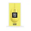 A yellow computer mouse with the brand logo and product name on it, set against a yellow background. Anteprima dell’immagine prodotto