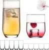 PLATINUX Elegante Trinkgläser aus Glas 240ml & 360ml Set Produktbild-Vorschau 1