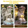 Solar-Fee-Figur mit LED, wetterfest, 1 Stück, 20x15 cm Productafbeelding-voorbeeld