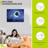 ARTland Leinwandbild In der Nacht sind alle Katzen grau Produktbild-Vorschau 3