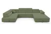 Wohnlandschaft Cordo U-Form XXL 345 cm Schlaffunktion 2 Produktbild-Vorschau 2