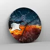 Wanduhr - Rund - Glasuhr - Gitarre Instrument Musik - Produktbild-Vorschau 4