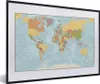 MuchoWow® MuchoWow® Gerahmtes Poster Weltkarte - Farben - Produktbild-Vorschau 1