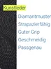 A product image with text describing features and a textured background. Produktbild-Vorschau