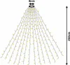 BURI Tannenbaum Leuchtnetz 200 LED 2,5 m | Lichtervorhang Produktbild-Vorschau 2