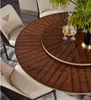 Esstisch Braun Runder Tische Design Möbel Luxus Esszimmer Produktbild-Vorschau 3