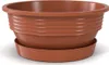 Plastard Blumenschale Terrakotta Ø 25 cm mit Untersetzer - Produktbild-Vorschau 1
