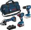 Profi-Set 18V:  GSB 18V-45 + GDX 18V-200 + GWS 18V-7 (blau, Produktbild-Vorschau 1