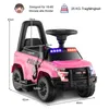 Auto della polizia COSTWAY per bambini con batteria da 6 V, Anteprima dell’immagine prodotto 2