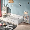 ProximaX Kinderbett 90x200 cm mit Gitter – Montessori Produktbild-Vorschau 2