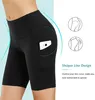 Damen Sport Leggins Shorts Hohe Taille Tights 3/4 Yogahose Produktbild-Vorschau 5