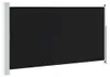 vidaXL Marquise latérale extensible 170×300 cm Noir Voir les images du produit 1