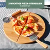 bremermann Set de quatre pizzas 3 pièces en bambou | acier Voir les images du produit 2