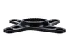 Fahrrad Aluminium Spider PINION AF56 LK 104mm P8100 Schwarz Produktbild-Vorschau 2