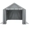 Lagerzelt Dunkelgrau 244x241x217cm – mobiler Schuppen & Produktbild-Vorschau 7