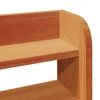 Massivholzbett ohne Matratze Wachsbraun 120x200 cm Produktbild-Vorschau 10