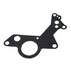 A black gasket on a white background. Produktbild-Vorschau