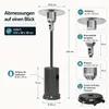 Heizpilz Gasheizer Eco Terrassenheizstrahler Gas Produktbild-Vorschau 3