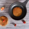 Pancakes and strawberries on a wooden table. Produktbild-Vorschau