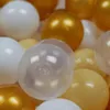 Balles de jeu ø7cm 100pcs blanc, transparent, or, beige Voir les images du produit 2