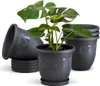 Plastard Blumentopf 5er Set Ø27 cm mit Untersetzer Produktbild-Vorschau 1
