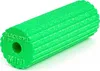A green foam roller with textured surface and text on the end. Anteprima dell’immagine prodotto