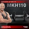 Miweba Sports Profi Hantel-Set MKH110, 10 kg, 2 x 2.5 kg & Produktbild-Vorschau 2