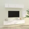 vidaXL 6-tlg. TV-Schrank-Set Weiß Holzwerkstoff -  TV-Möbel Produktbild-Vorschau 2