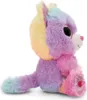 A side profile of a rainbow-colored plush cat toy. Anteprima dell’immagine prodotto