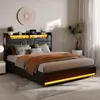 ProximaX Polsterbett 140x200cm mit USB und Steckdosen, Produktbild-Vorschau 2