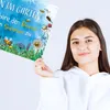 Bin im Garten Metallschild XXL in 28x38 cm mit Blumenwiese Produktbild-Vorschau 3