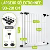BOMI® Barrière de sécurité bébé sans perçage 63–251 cm – À Voir les images du produit 2