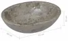vidaXL Waschbecken Grau 53x40x15 cm Marmor Produktbild-Vorschau 7