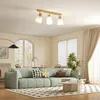 LED Deckenleuchte Holz 3-Flammig – Modern Deckenlampe mit Produktbild-Vorschau 7