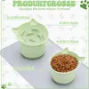 2er-Pack Katzen Futternäpfe erhöhte Silikonnäpfe rutschfest Produktbild-Vorschau 2