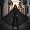 Kostým Zorro pro dospělé – černý plášť a maska Náhled obrázku produktu 3