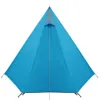 vidaXL Tente de camping 3 personnes bleue imperméable Voir les images du produit 9