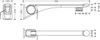 HEWI 802.50.45260 TB Stützklappgriff Premium,900 mm, li Produktbild-Vorschau 2