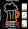 Napis Led Piwo Bar Znak Neon Znak Led Neon Podświetlany Podgląd zdjęcia produktu 6