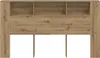 vidaXL Čelo postele s policami Artisan dub 180x18,5x102,5 Náhľad obrázku produktu 4