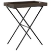 The Living Store Tabletttisch Klappbar Braun 65x40x75 cm Produktbild-Vorschau 8