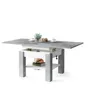 All4All Multifunktionaler Couchtisch Claris - Beton+Weiß, Produktbild-Vorschau 3