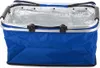 A blue and silver insulated shopping or picnic basket. Náhled obrázku produktu
