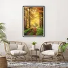Gerahmtes Poster - Schwarzer Rahmen - Wald Baum Natur - Produktbild-Vorschau 6
