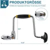 A diagram showing a hand drill with dimensions and feature callouts. Produktbild-Vorschau