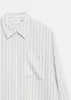 COMMA Damen Bluse – Loose Fit, Streifen, Hemdkragen, Produktbild-Vorschau 5