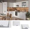 Hängeschrank Vicco Fame-Line Weiß Landhaus 60 cm Flach, Produktbild-Vorschau 2